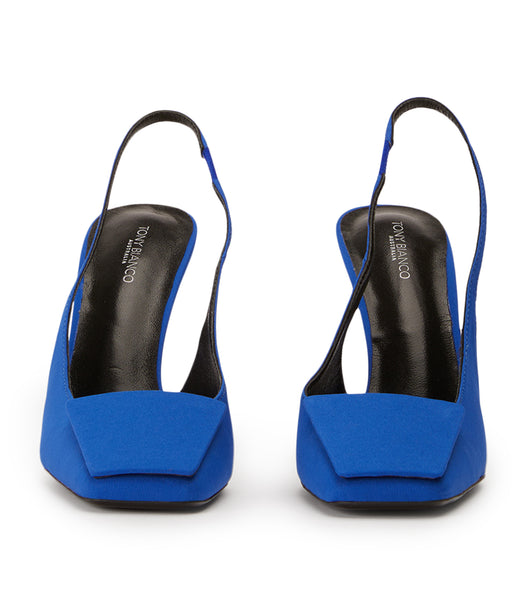 Tony Bianco Rue Azure Crepe 10.5cm Event Heels Azure | GIEEC37369