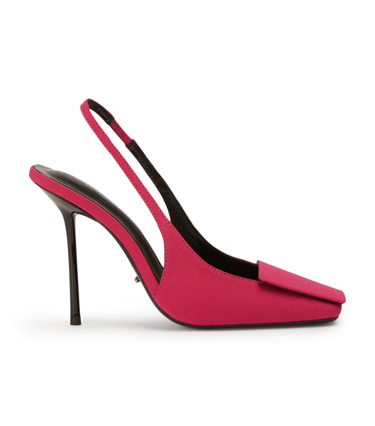 Tony Bianco Rue Persian Crepe 10.5cm Event Heels Red | DIEVO25605