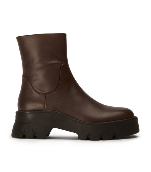 Tony Bianco Rumble Choc Como 5.5cm Combat Boots Chocolate | ZIENQ17553