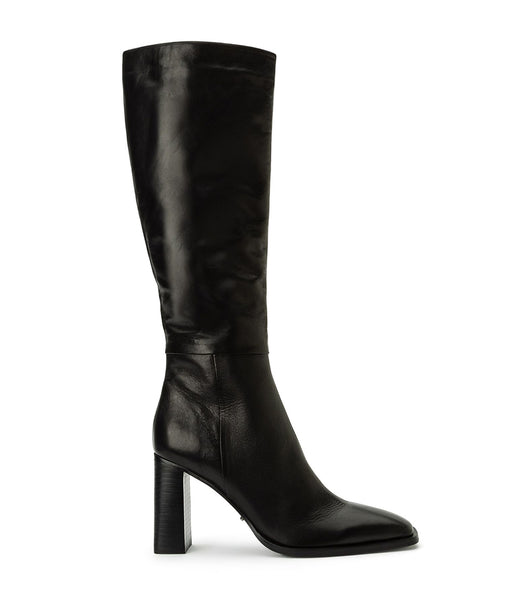 Tony Bianco Rylee Black Venice 8.5cm Knee High Boots Black | FIEUI18783