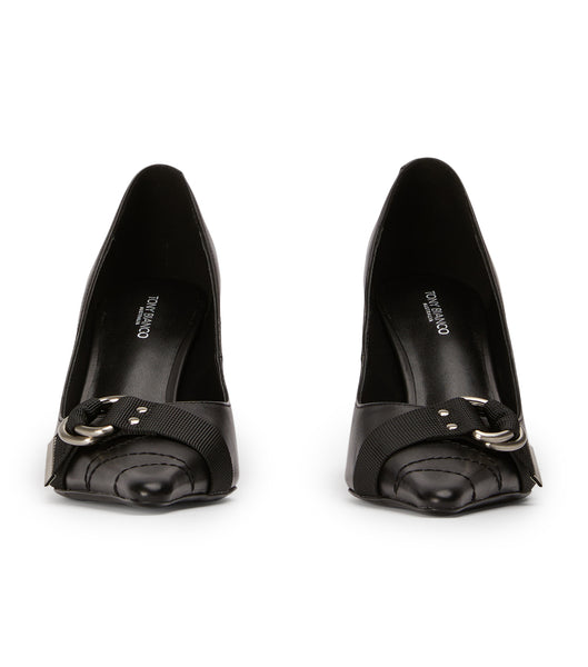 Tony Bianco Saje Black Como 8cm Event Heels Black | IEXMI16691