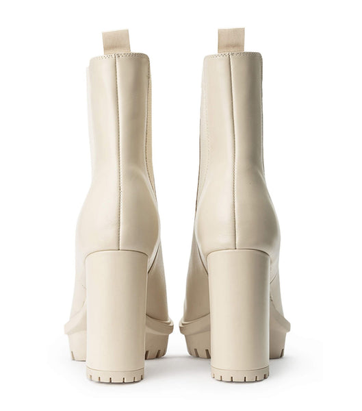 Tony Bianco Sammy Vanilla Capretto 10cm Heeled Boots Light Yellow | DIEKV76798