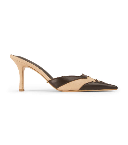 Tony Bianco Shuga Beech/Chocolate 8cm Court Shoes Chocolate | LIESX77496