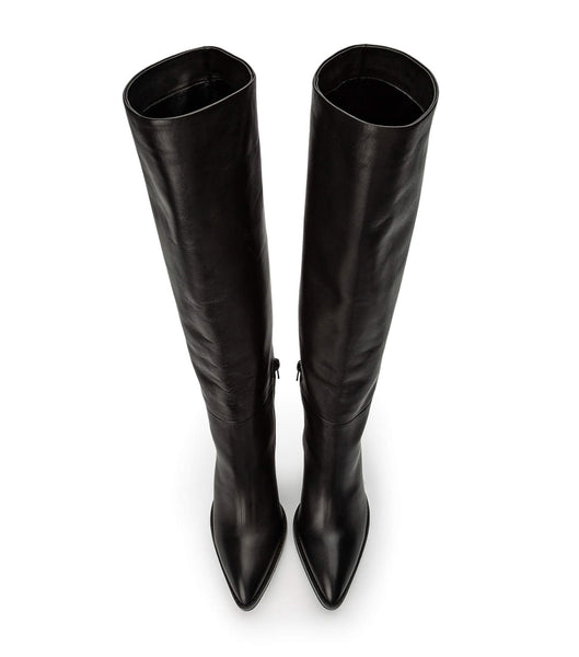 Tony Bianco Skyla Black Como 9cm Knee High Boots Black | UIETG19034