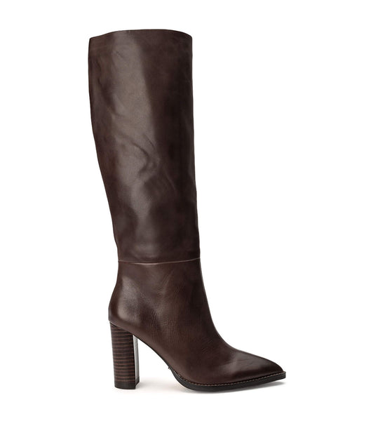 Tony Bianco Skyla Choc Como 9cm Knee High Boots Chocolate | IEEAH15633