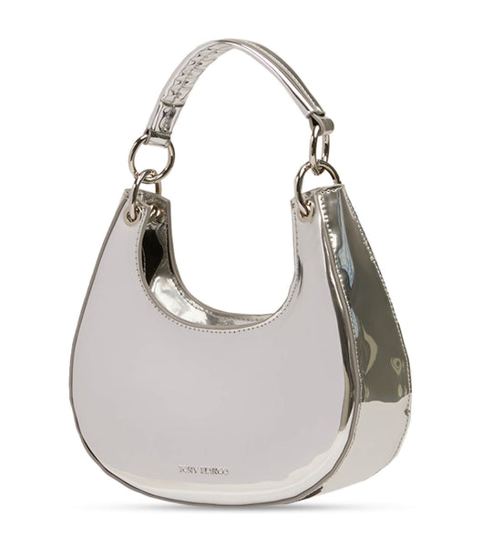 Tony Bianco Talia Silver Shine Mini Handbags Accessories Silver | FIEUI56172