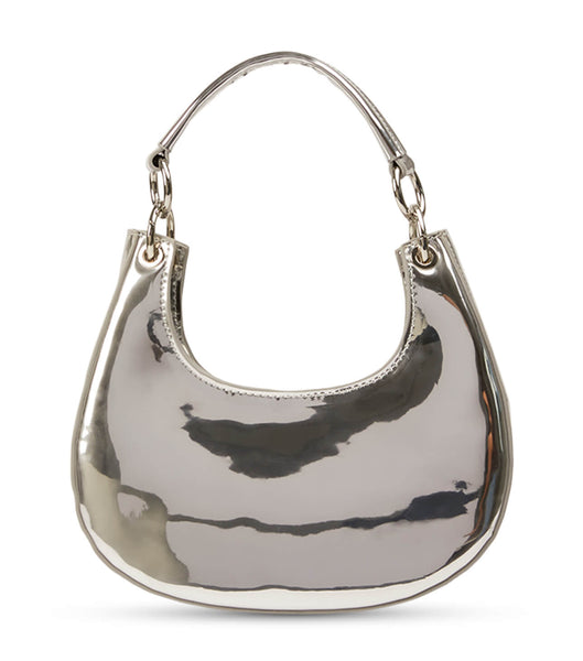 Tony Bianco Talia Silver Shine Mini Handbags Accessories Silver | FIEUI56172