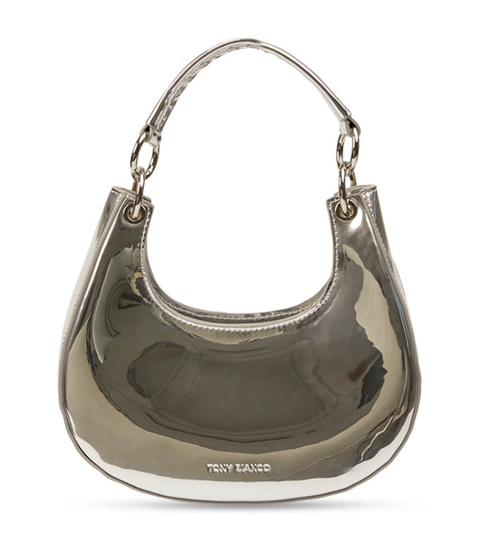 Tony Bianco Talia Silver Shine Mini Handbags Accessories Silver | FIEUI56172