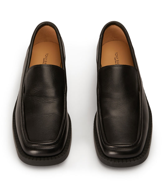 Tony Bianco Teddy Black Como 4cm Loafers Black | TIEWZ53473