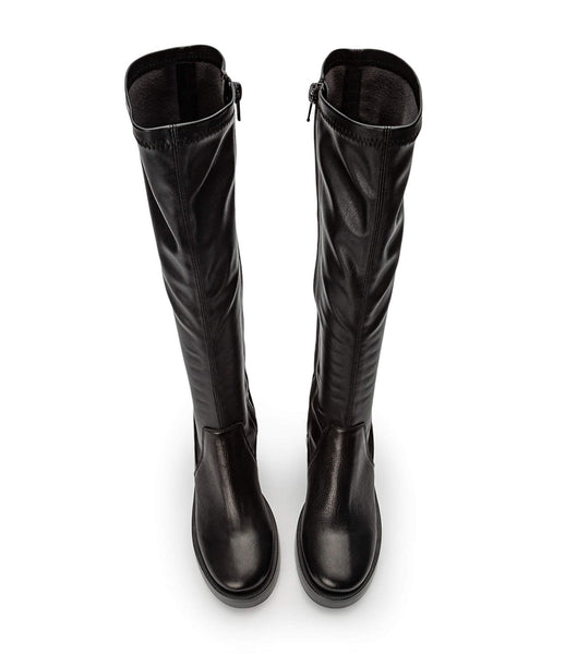 Tony Bianco Tibby Black Venice/Black Venezia 9cm Knee High Boots Black | AIEDF52451