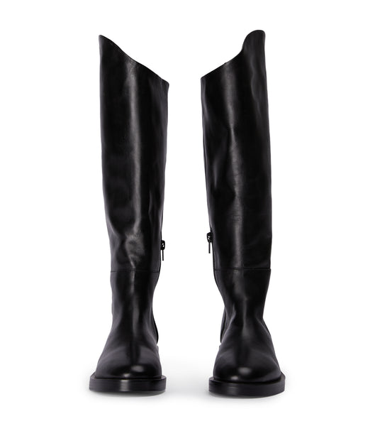 Tony Bianco Tyler Black Como 4cm Knee High Boots Black | IEZDE92072