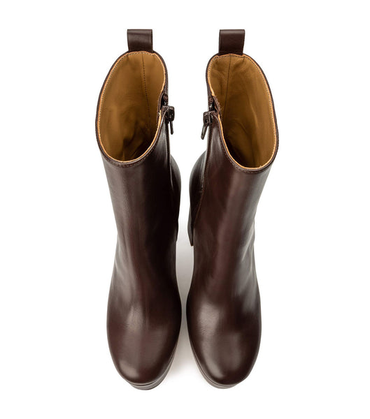 Tony Bianco Tyra Choc Como 12cm Ankle Boots Chocolate | TIEPQ84971