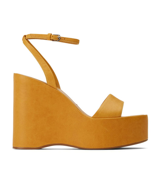 Tony Bianco Vesna Cantelope Antiq 13cm Platform Shoes Yellow | IEJKU15562