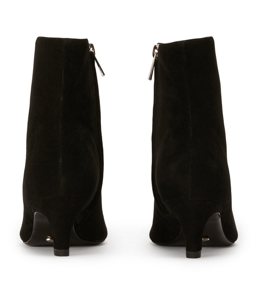 Tony Bianco Vicci Black Suede 5cm Heeled Boots Black | IEQAV82260