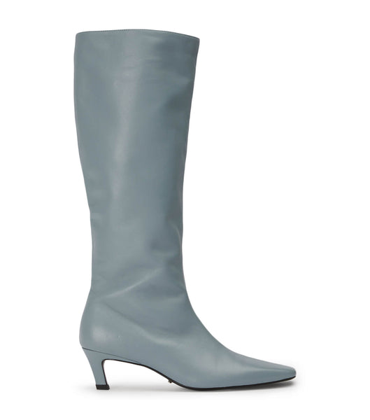 Tony Bianco Vixon Steel Nappa 5cm Heeled Boots Grey | TIEWZ67047