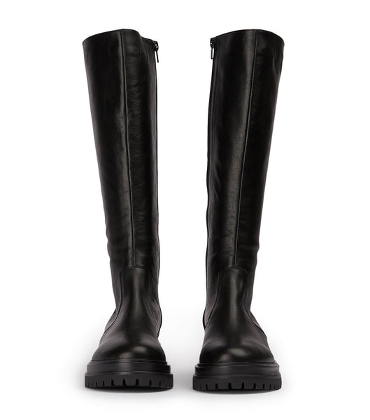 Tony Bianco Wanda Black Venice 4.5cm Knee High Boots Black | IEZPD33957