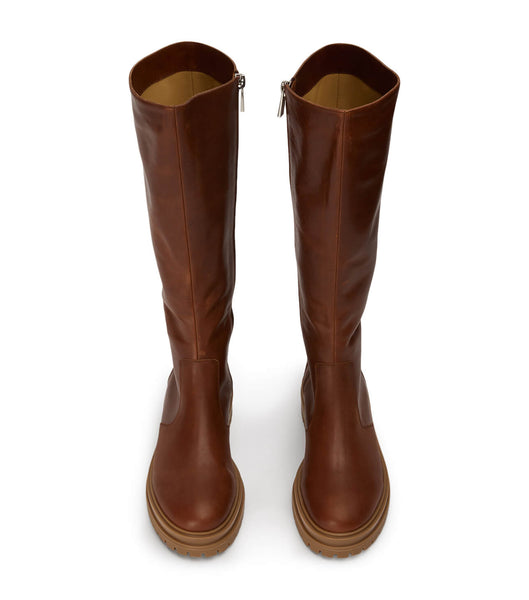 Tony Bianco Wanda Cognac 4.5cm Knee High Boots Brown | IEXMI74909