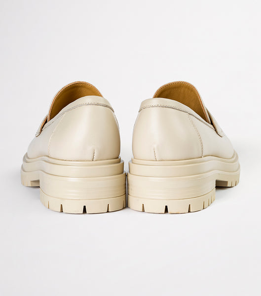 Tony Bianco Wiz Vanilla Capretto 4.5cm Loafers Light Yellow | QIEWA28769