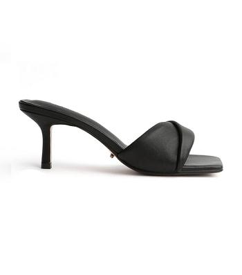 Tony Bianco Alexa Black Nappa 6.5cm Bridal Heels Black | MIEFT25535