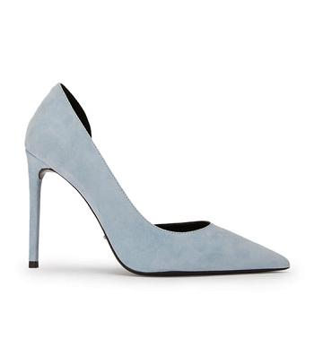 Tony Bianco Alyx Sky Suede 10.5cm Court Shoes Blue | PIEER30077