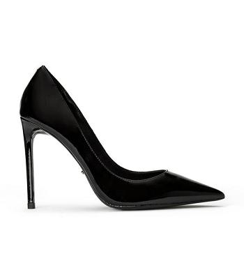 Tony Bianco Anja Black Patent 10.5cm Court Shoes Black | IEDFL29134