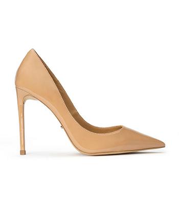 Tony Bianco Anja Nude Patent 10.5cm Bling Heels Beige | LIETR83958