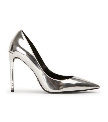 Tony Bianco Anja Silver Shine 10.5cm Bling Heels Silver | BIESO16631