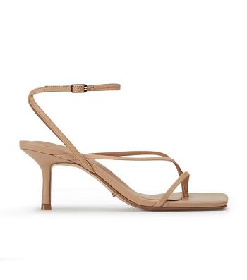 Tony Bianco Avi Skin Nappa 6.5cm Strappy Heels Skin Color | QIEUV30557