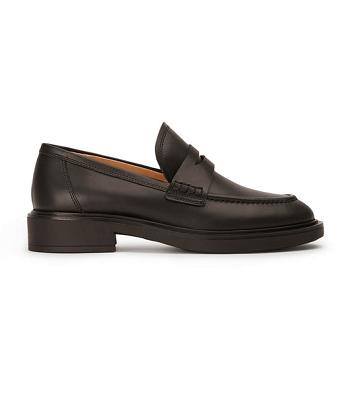 Tony Bianco Cherish Black Turin 4.5cm Loafers Black | XIEGW30959