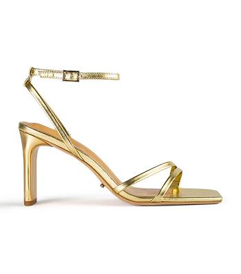 Tony Bianco Corso Gold Nappa Metallic 8.5cm Bridal Heels Gold / Metal | AIEDF35169