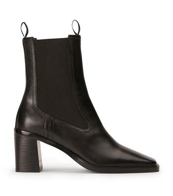 Tony Bianco Diego Black Como 7.5cm Ankle Boots Black | YIEVQ69346