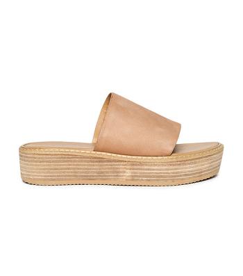 Tony Bianco Elke Caramel 4.5cm Flat Sandals Beige | IEZPD94853