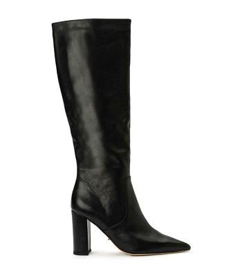 Tony Bianco Epic Black Venice 8.5cm Heeled Boots Black | TIEPQ91443