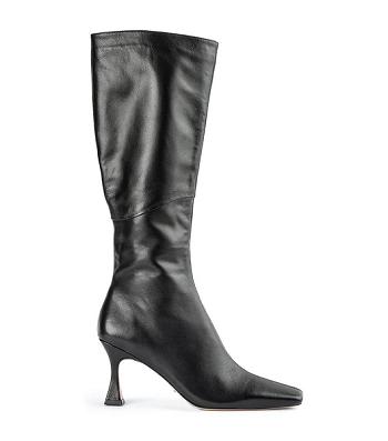 Tony Bianco Fantasy Black Venice 8cm Knee High Boots Black | PIEQX31698