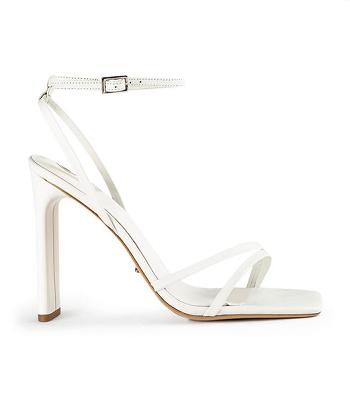 Tony Bianco Fiance Milk Capretto 11cm Event Heels White | IECIF91609