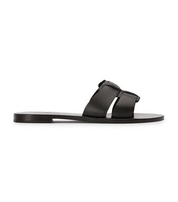 Tony Bianco Force Black 1cm Sandals Black | IEQCS16650