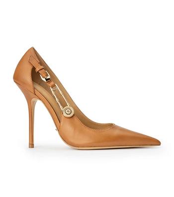 Tony Bianco Glow Tan Como 11cm Court Shoes Brown | PIEER39342