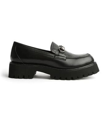 Tony Bianco Greer Black Como 4cm Loafers Black | AIEWC22967