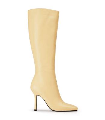 Tony Bianco Havana Butter Nappa 10.5cm Heeled Boots Yellow | IEXBR22962