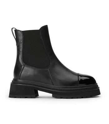 Tony Bianco Hurricane Black Como 5.5cm Ankle Boots Black | IEICD29143