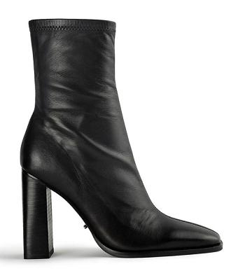 Tony Bianco Ines Black Como 10cm Heeled Boots Black | AIEDF41132