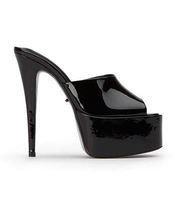 Tony Bianco Jordyn Black Patent 15cm Platform Shoes Black | XIEBH28129