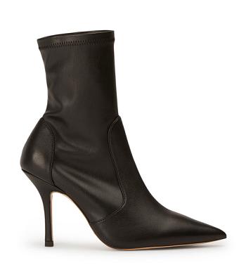 Tony Bianco Kartia Black Nappa/Black Venezia 9.5cm Ankle Boots Black | IENZX33289