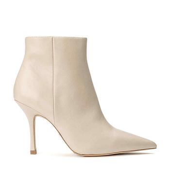 Tony Bianco Keanu Vanilla Nappa 9.5cm Heeled Boots Light Yellow | MIEFT75729