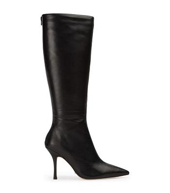 Tony Bianco Kortez Black Venice 9.5cm Knee High Boots Black | IEJKU23363