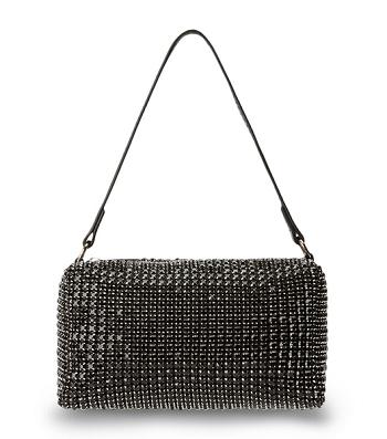 Tony Bianco Moma Black Crystal Mini Handbags Accessories Black | IEEGJ53903