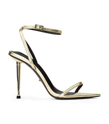 Tony Bianco Myra Gold Nappa Metallic 10.5cm Event Heels Gold / Metal | IEDYB45476