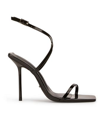 Tony Bianco Naxos Black Patent 10.5cm Strappy Heels Black | GIEUC60557