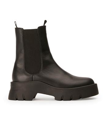 Tony Bianco Rocket Black Turin 5.5cm Combat Boots Black | IEQCS28701