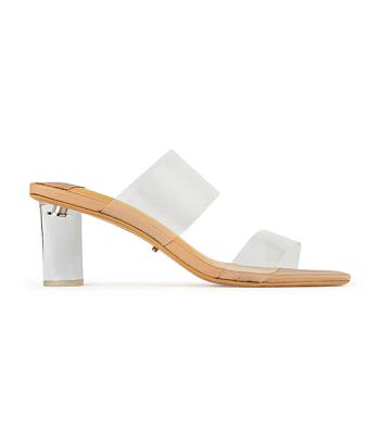 Tony Bianco Sabelle Clear Vynalite/Skin Capretto 6.5cm Event Heels Skin Color | IEJKU52412